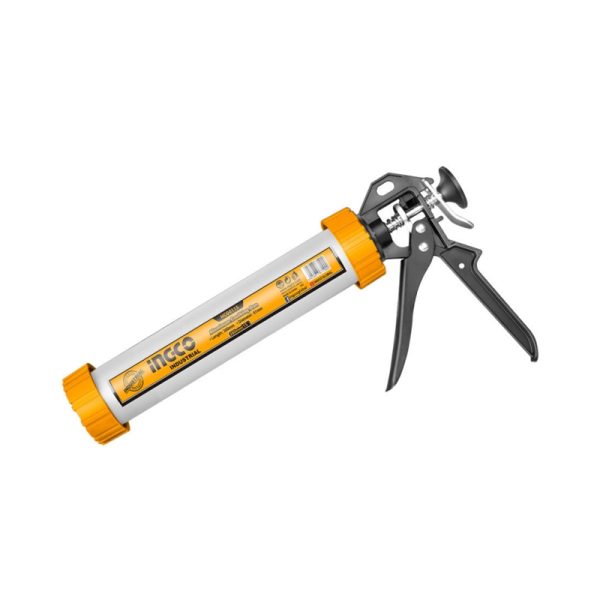 PISTOLA SILICONA INGCO CARTUCHO ALUMINIO 15"