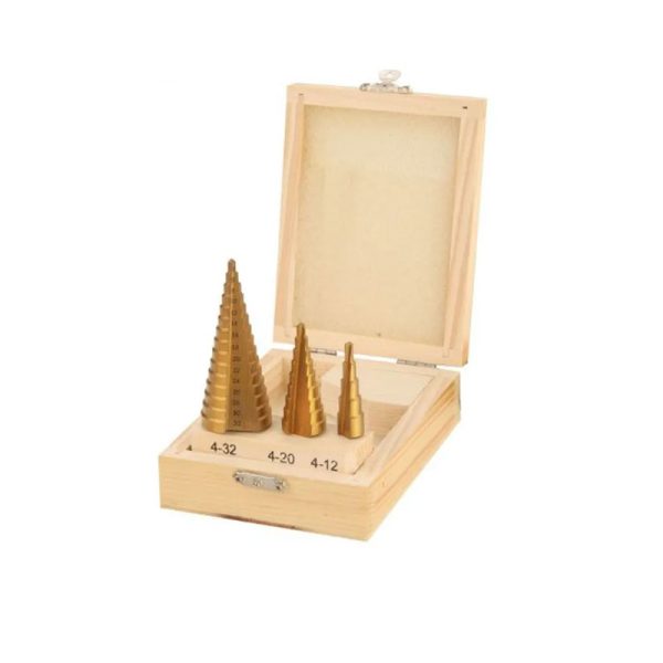 Set Broca Escalonada 3 Piezas Wokin