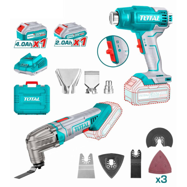 Kit Total Pistola de calor + multiherramienta